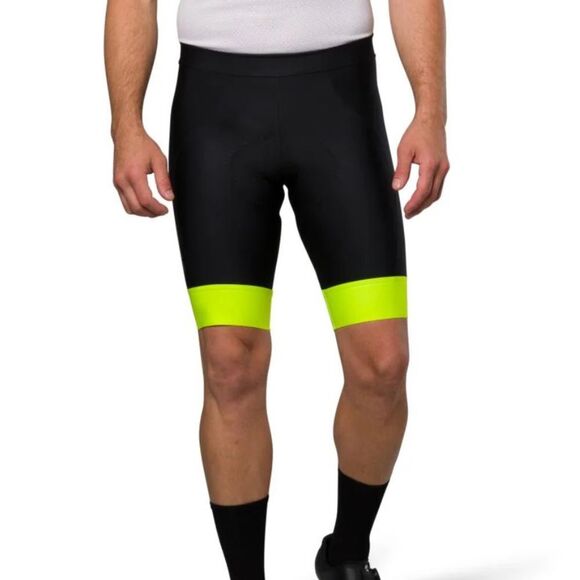 Pearl Izumi Men's Attack Shorts Black/Screaming Yellow Nwt - Picture 1 of 10
